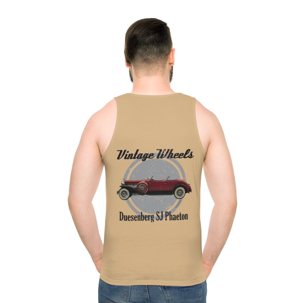 Vintage Duesenberg Sj Roadster Unisex Tank Top