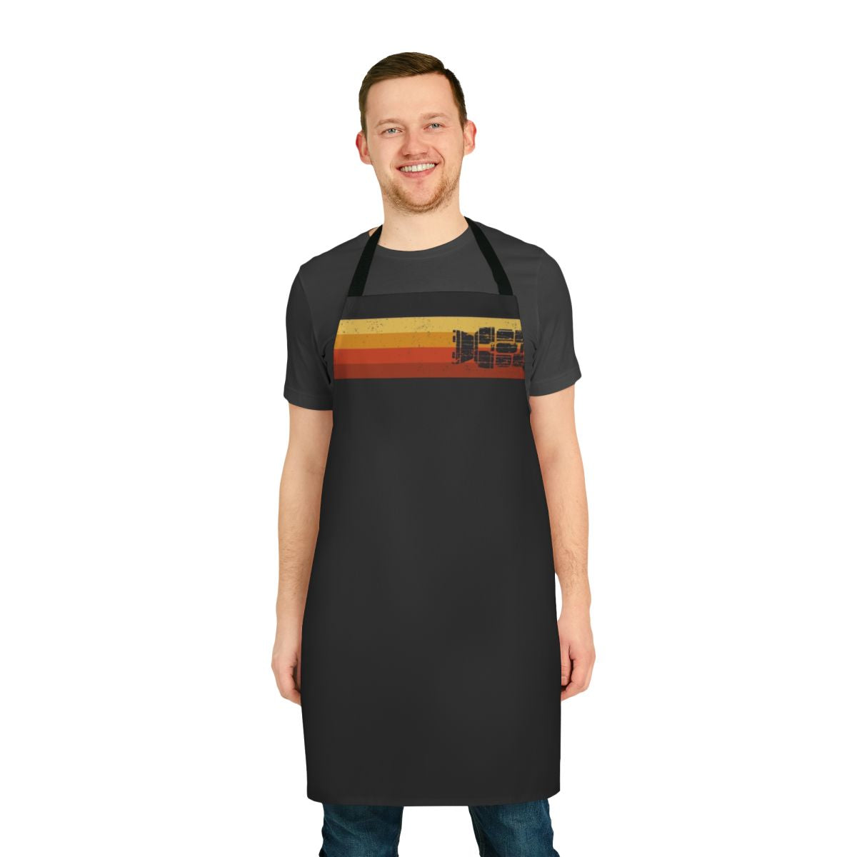 Vintage-style distressed apron inspired by the sci-fi series The Expanse