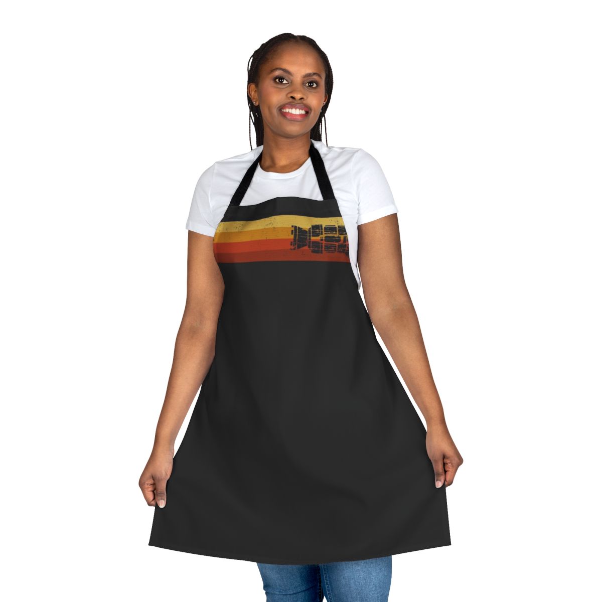 Vintage-style distressed apron inspired by the sci-fi series The Expanse