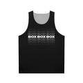 Vintage Formula 1 racer unisex tank top