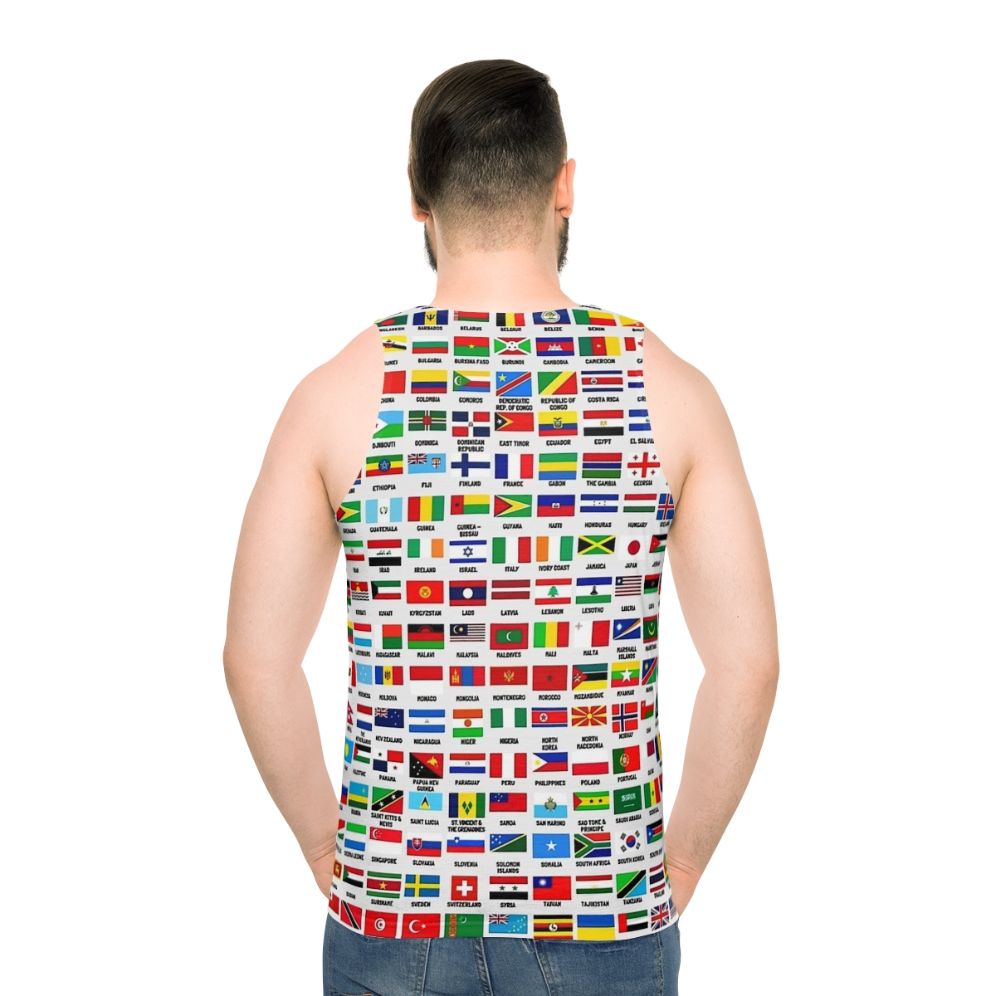 Vintage Flags of the World Unisex Tank Top
