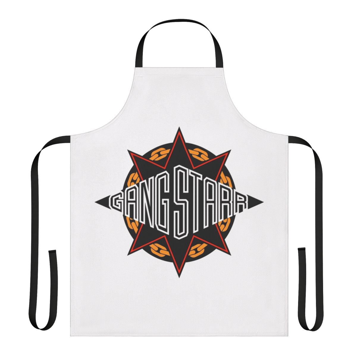 Vintage-style Gangstarr logo printed on a high-quality kitchen apron