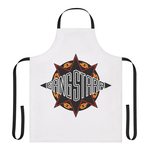Vintage-style Gangstarr logo printed on a high-quality kitchen apron