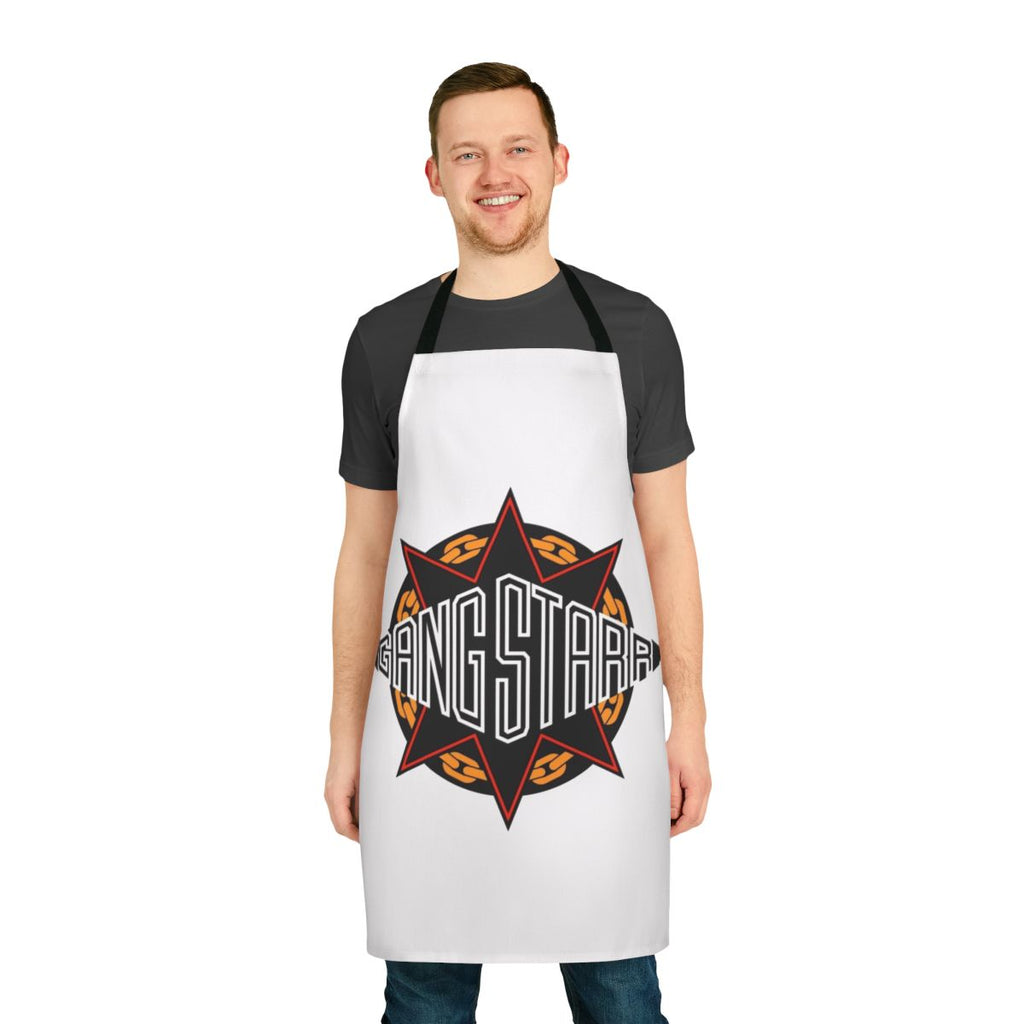 Vintage-style Gangstarr logo printed on a high-quality kitchen apron
