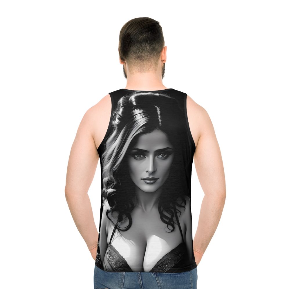 Vintage gangster femme fatale art print unisex tank top