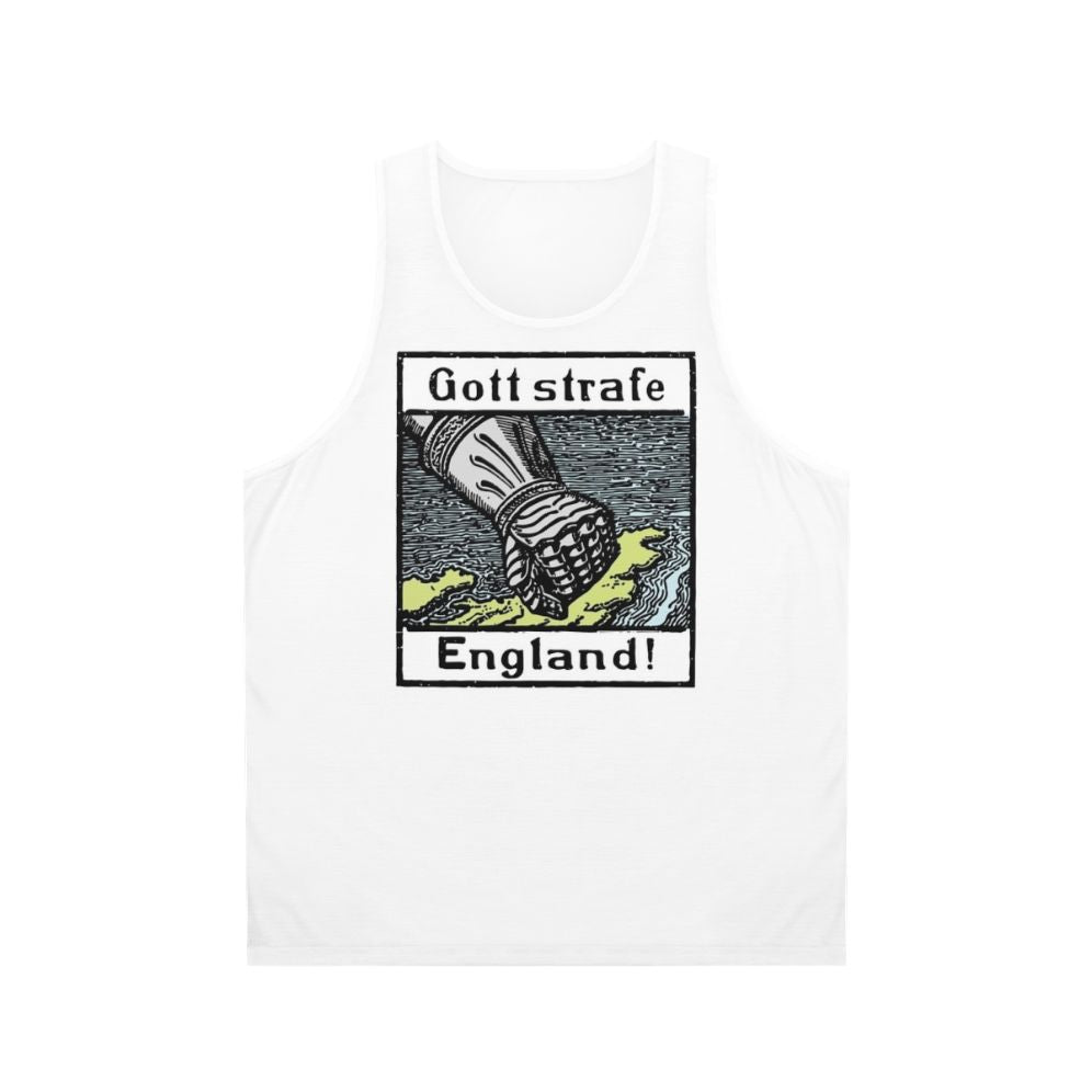Vintage German nationalism unisex tank top