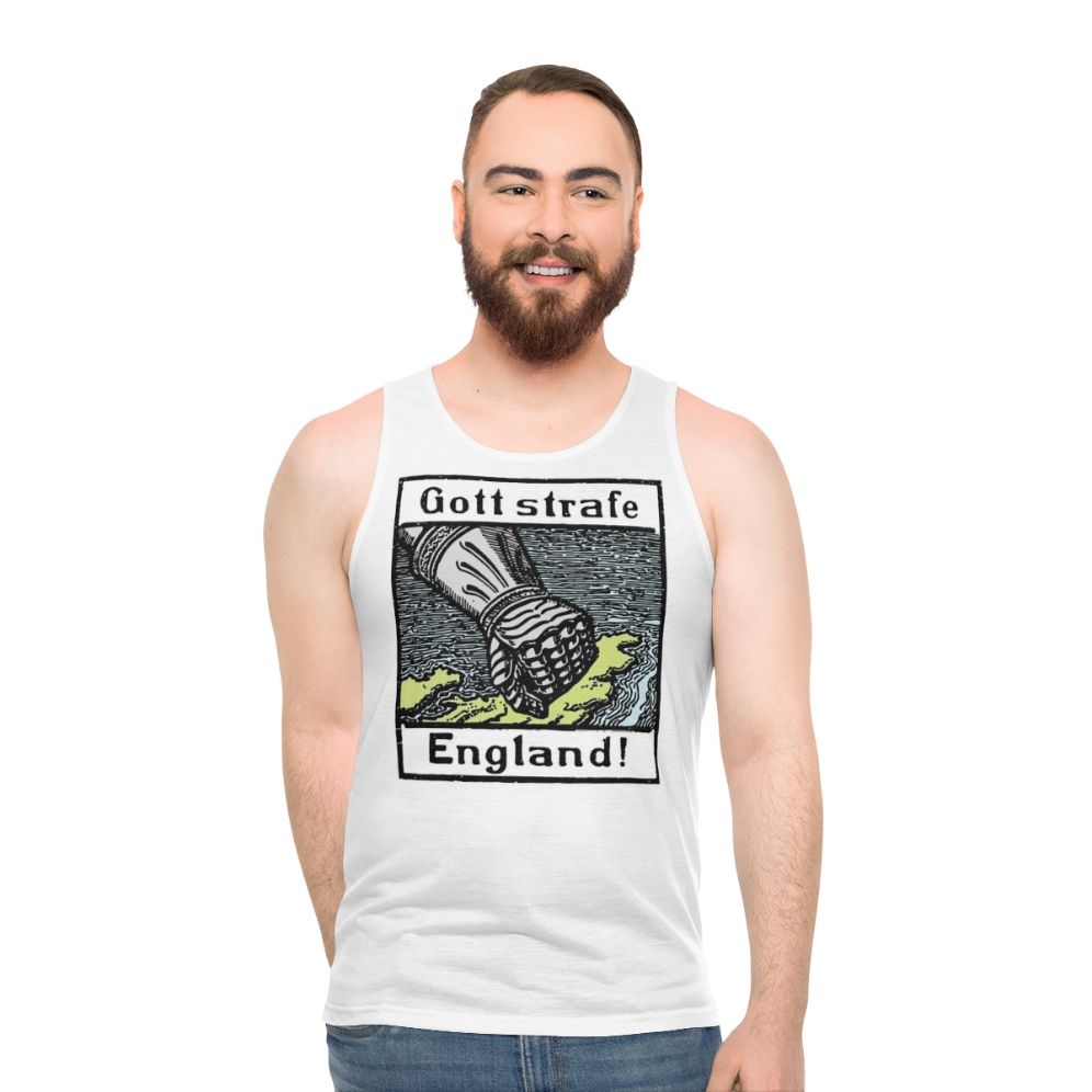 Vintage German nationalism unisex tank top