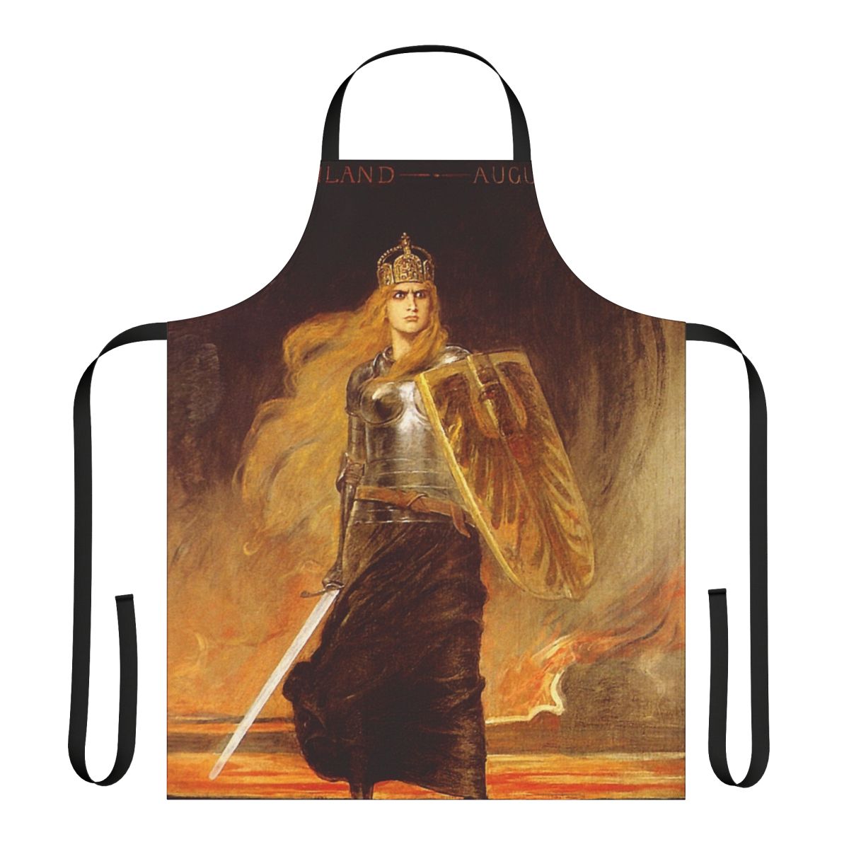 Vintage German WW1 Era Apron with Historical German Heritage Design