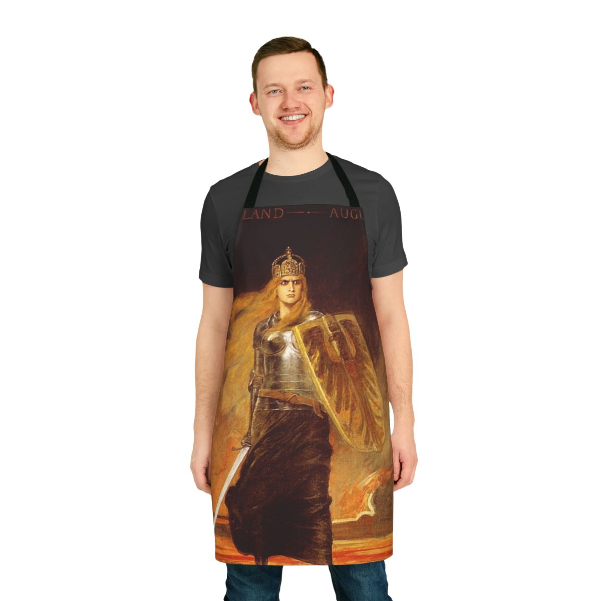 Vintage German WW1 Era Apron with Historical German Heritage Design
