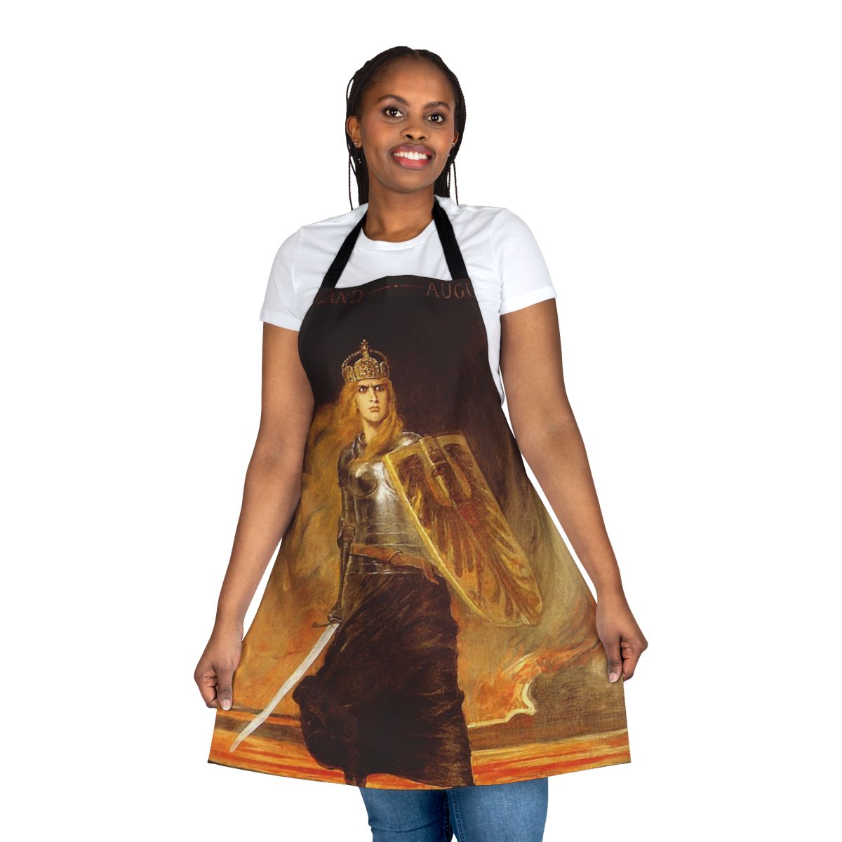 Vintage German WW1 Era Apron with Historical German Heritage Design