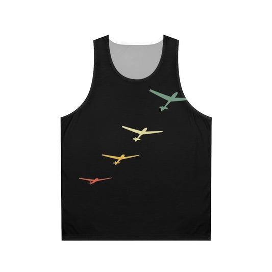 Vintage Glider Soaring Unisex Tank Top