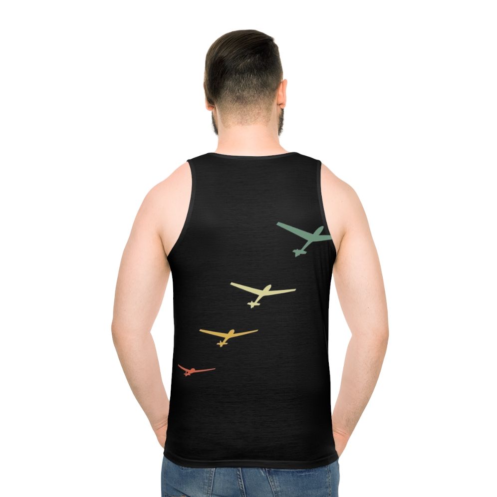 Vintage Glider Soaring Unisex Tank Top