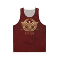 Vintage Gold Roman Empire Emblem Unisex Tank Top