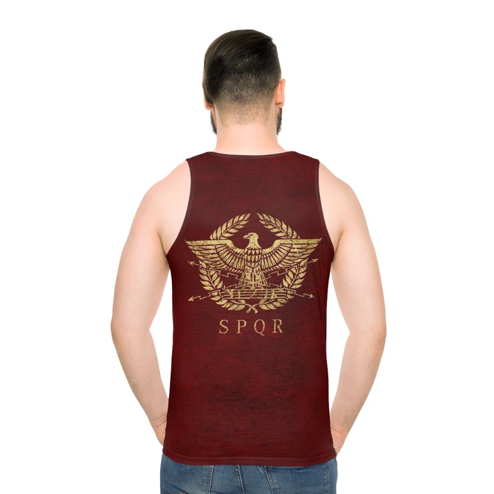 Vintage Gold Roman Empire Emblem Unisex Tank Top