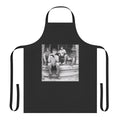 Vintage-inspired Golden Girls themed apron with characters Blanche, Rose, Dorothy, and Sophia