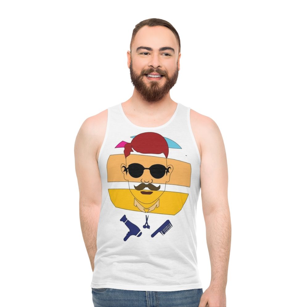 Vintage graphic unisex tank top