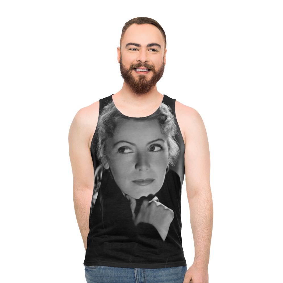Vintage Greta Garbo Unisex Tank Top