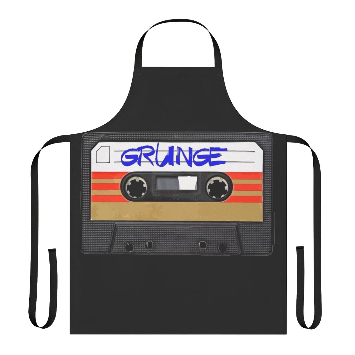 Grunge style music apron featuring a vintage, retro design