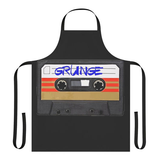 Grunge style music apron featuring a vintage, retro design