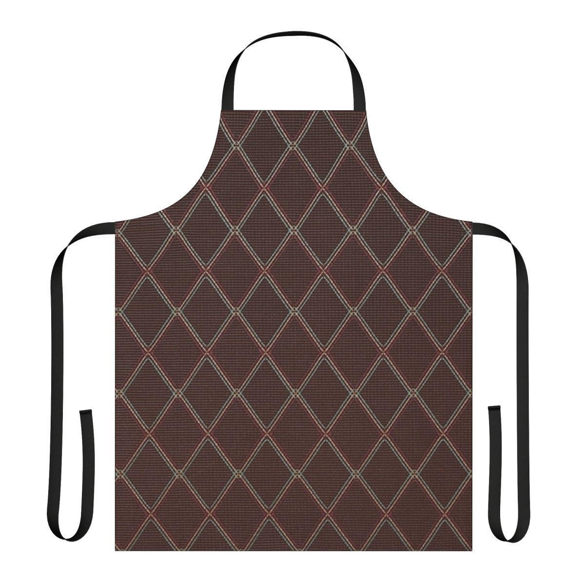 Vintage guitar amplifier grill cloth apron with a classic speaker pattern, perfect for music enthusiasts and guitar players.
