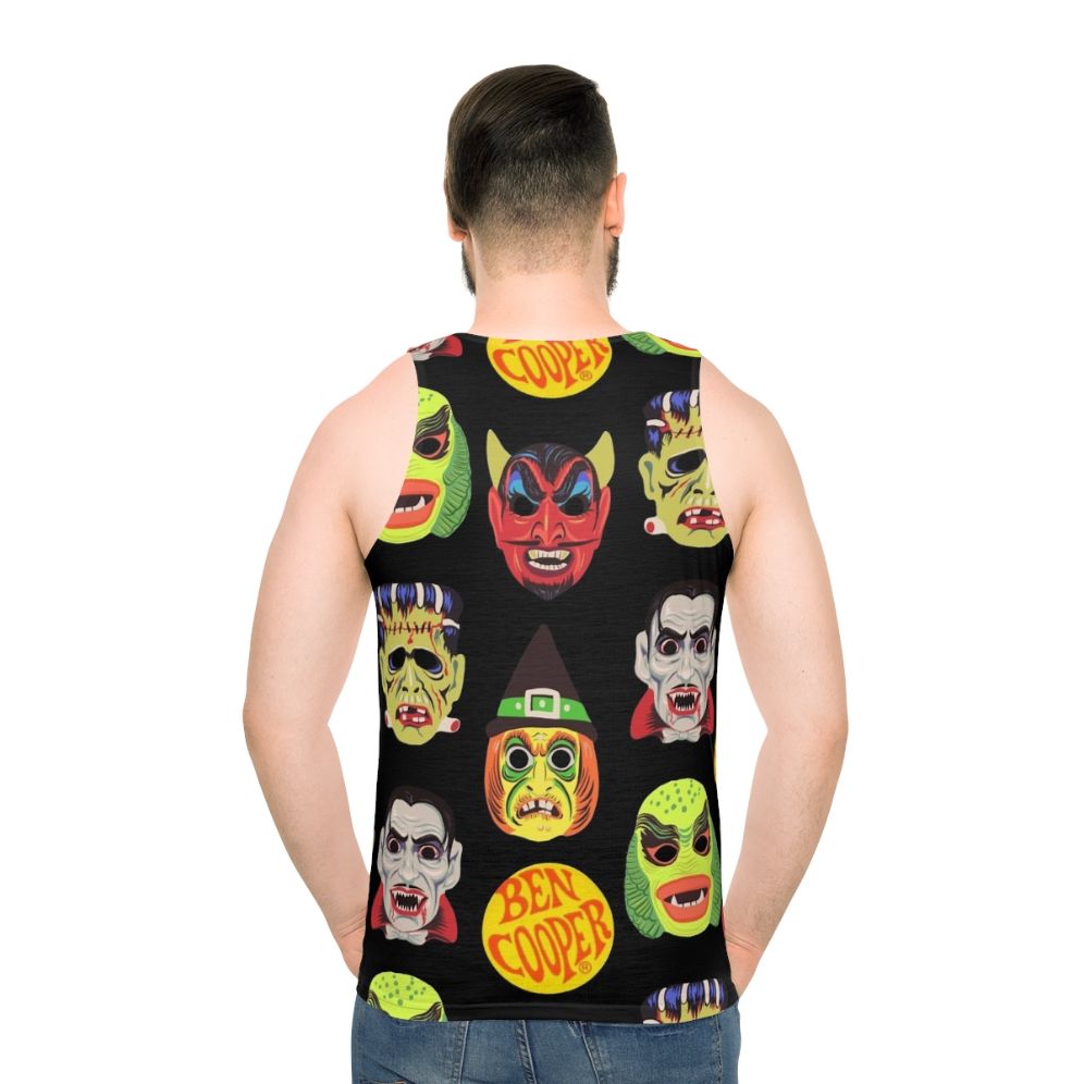 Vintage Halloween Masks Unisex Tank Top