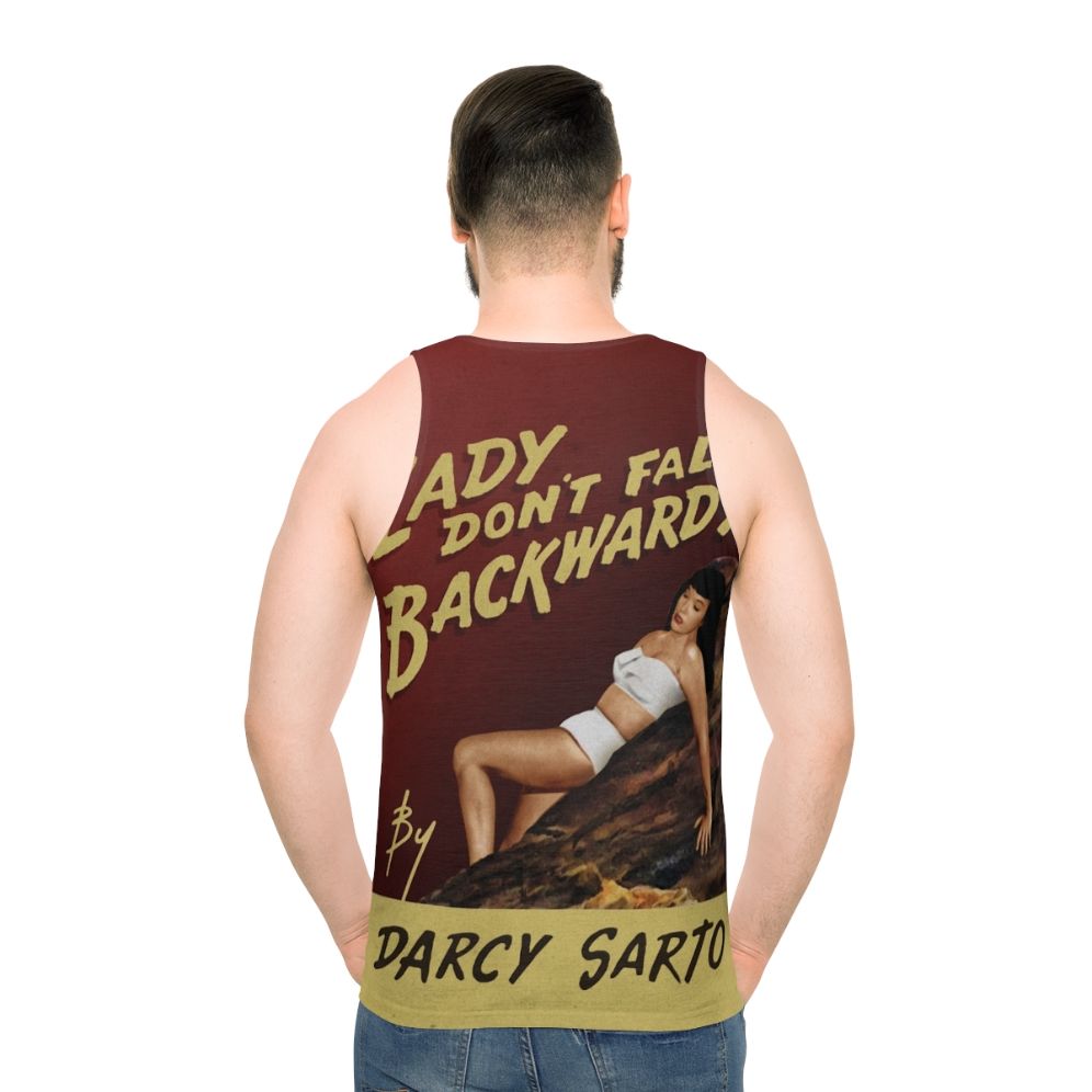 Vintage Hancocks Half Hour Lady Don't Fall Backwards Unisex Tank Top