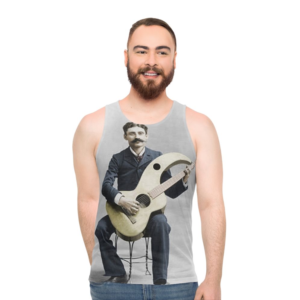 Vintage Harp Guitar Unisex Tank Top