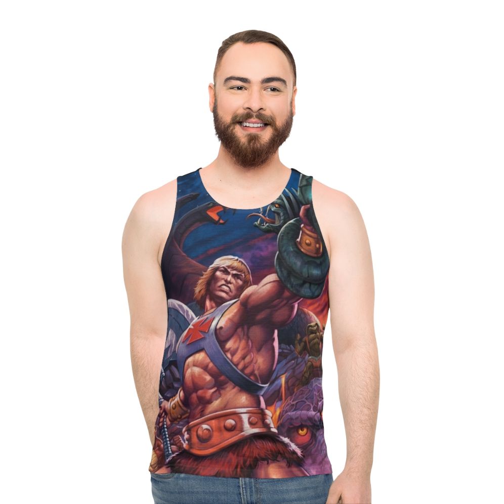 Retro Unisex He-Man and Snakemen Tank Top