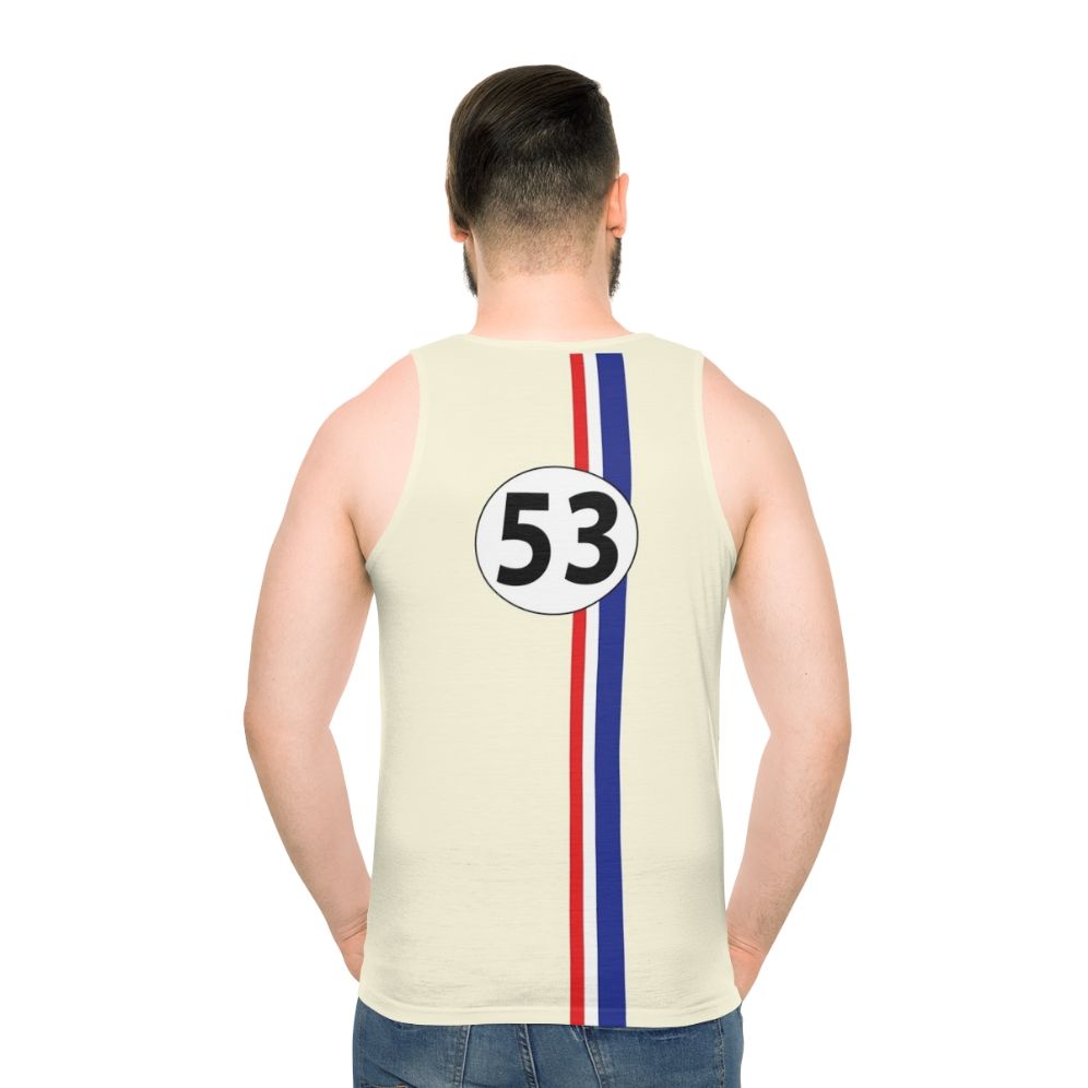 Vintage Herbie #53 racing car tank top