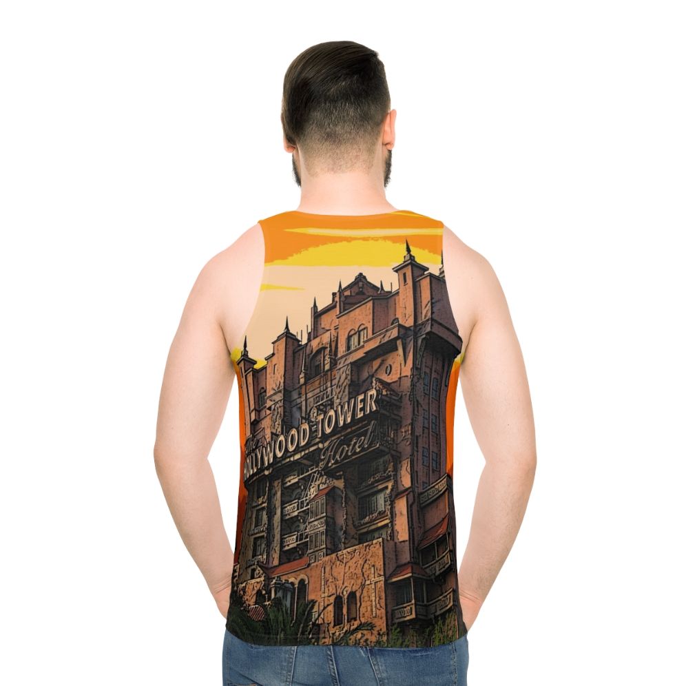 Vintage Hollywood 1939 Unisex Tank Top with Lightning Bolt Design
