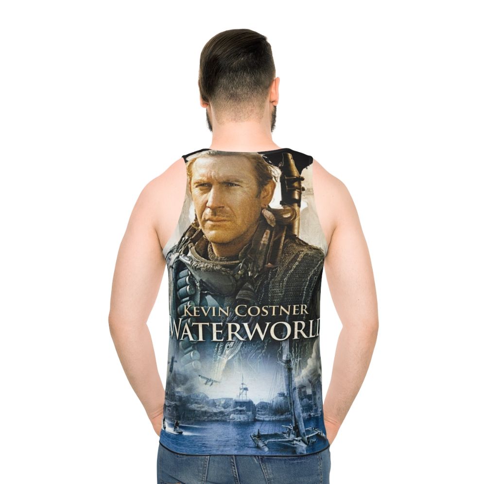 Vintage horror movie themed unisex tank top