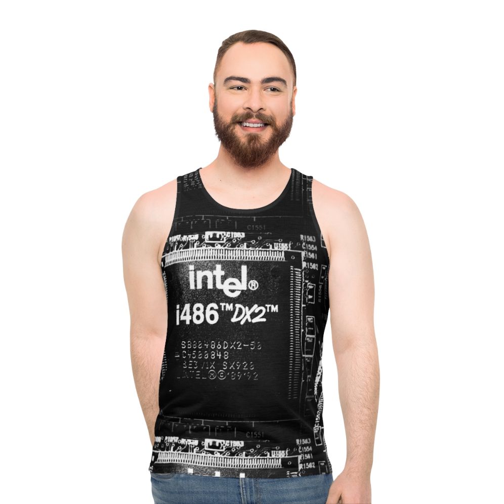 Vintage I 486 DX2 Microprocessor Tank Top