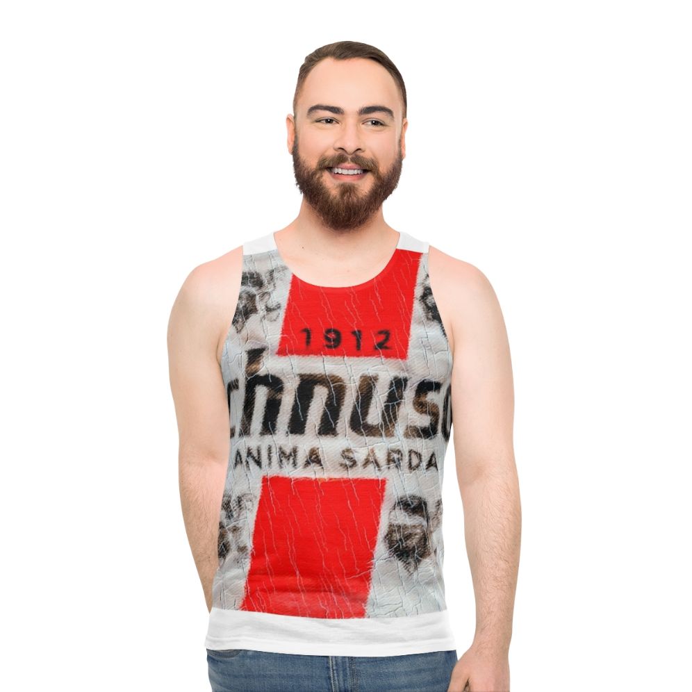 Vintage Ichnusa Beer Unisex Tank Top