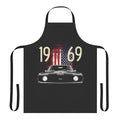 Retro-style apron featuring the iconic 1969 Chevrolet Camaro SS design