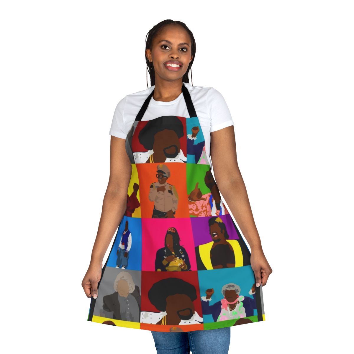 Vintage-inspired 90s apron with a "You So Crazy" design, featuring a retro pop culture reference.