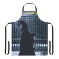 Vintage-style apron featuring imagery from Neil Young's classic album "After the Gold Rush"
