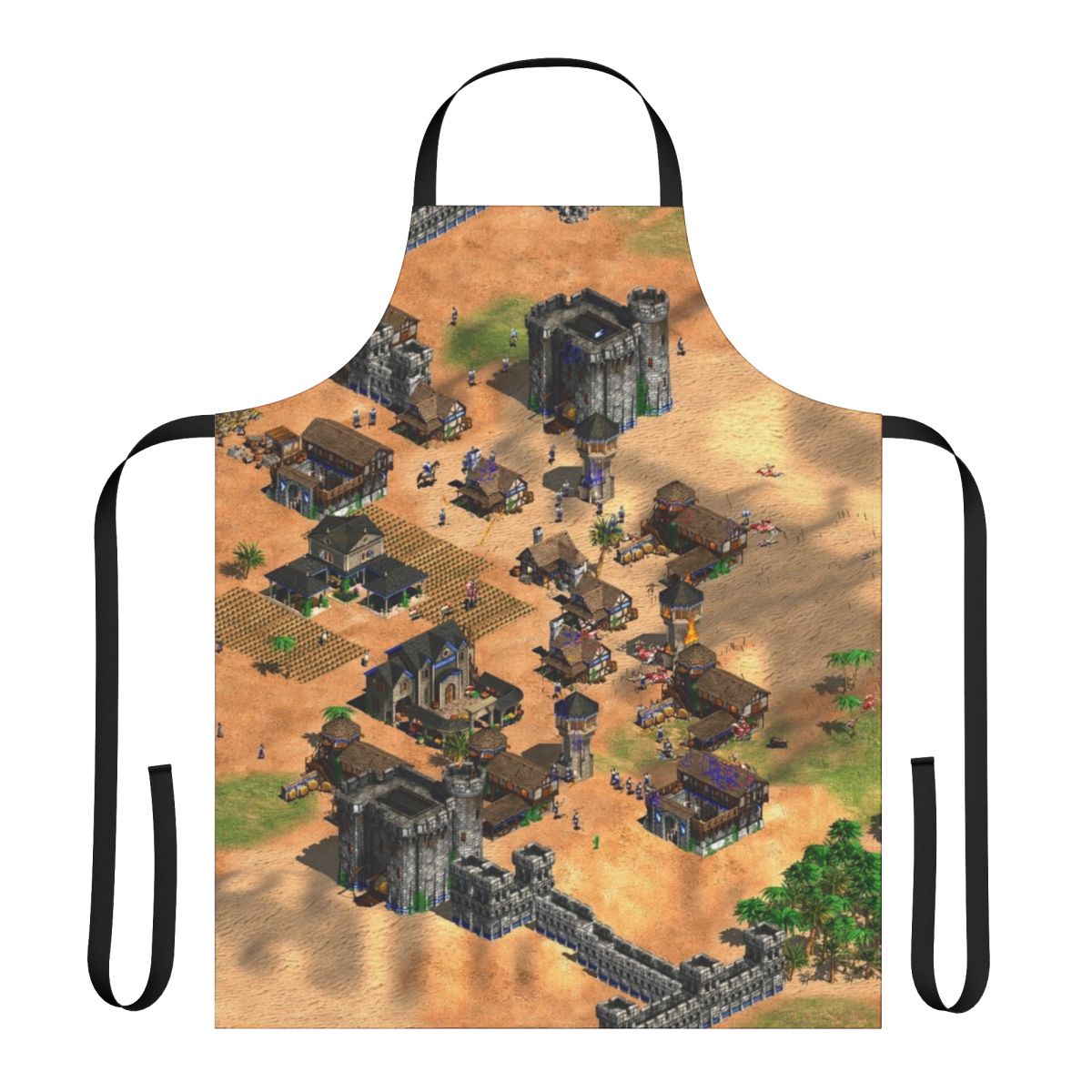 Vintage-style apron featuring the classic Age of Empires game design