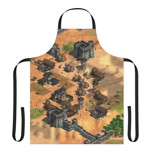 Vintage-style apron featuring the classic Age of Empires game design