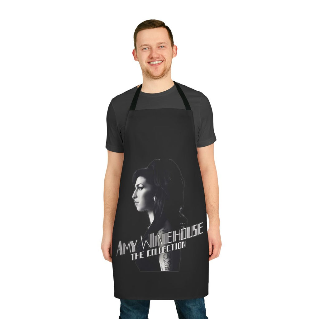 Vintage-style Amy Winehouse-inspired apron with retro design