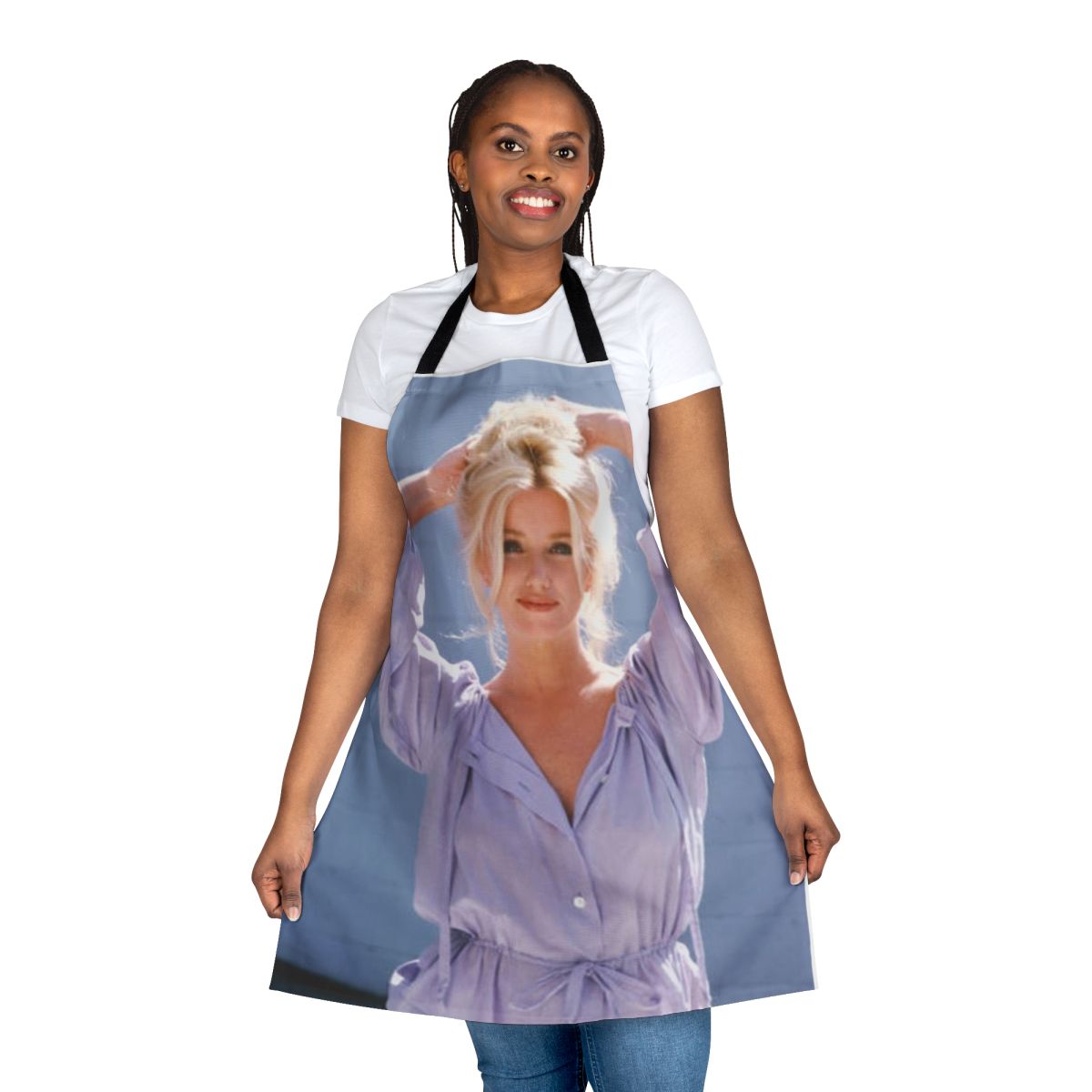 Vintage-Inspired Apron with Classic Hollywood Flair