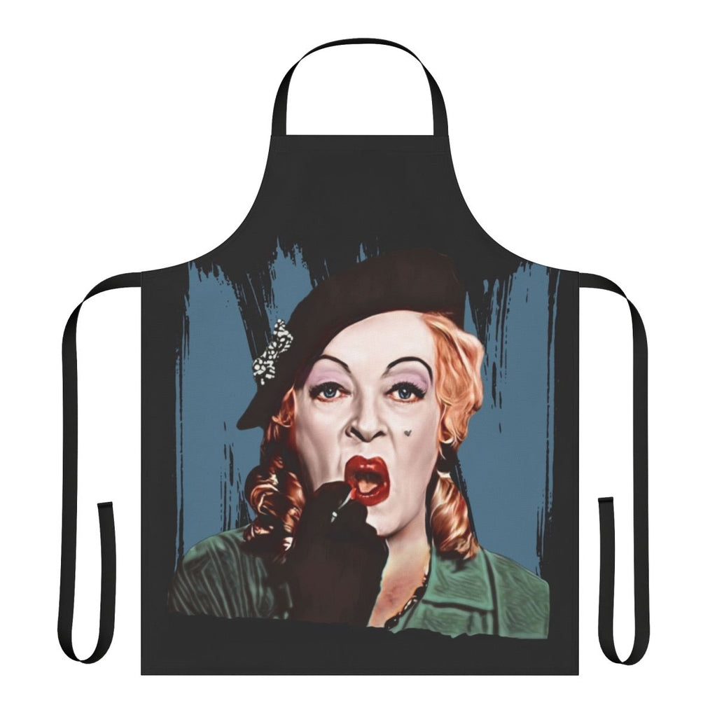 Vintage-inspired apron featuring the classic movie character Baby Jane Hudson