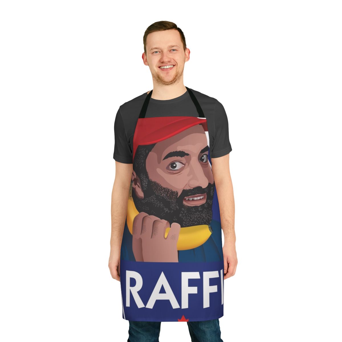 A colorful apron featuring the iconic Bananaphone image, a nostalgic reminder of classic children's music.