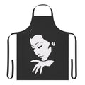 Monochrome apron design with portrait of famous Chinese-American actress Anna May Wong