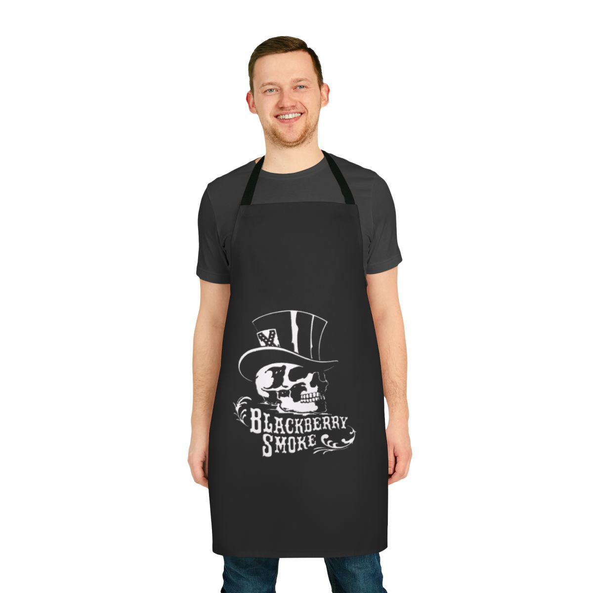 Vintage-inspired apron featuring the American band Blackberry Smoke