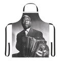 A high-quality apron featuring a vintage-inspired design inspired by the blues music of Leadbelly.