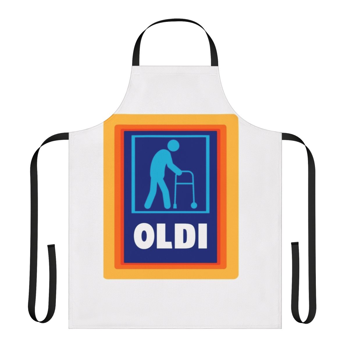 Vintage-inspired classic apron with a retro 1950s design
