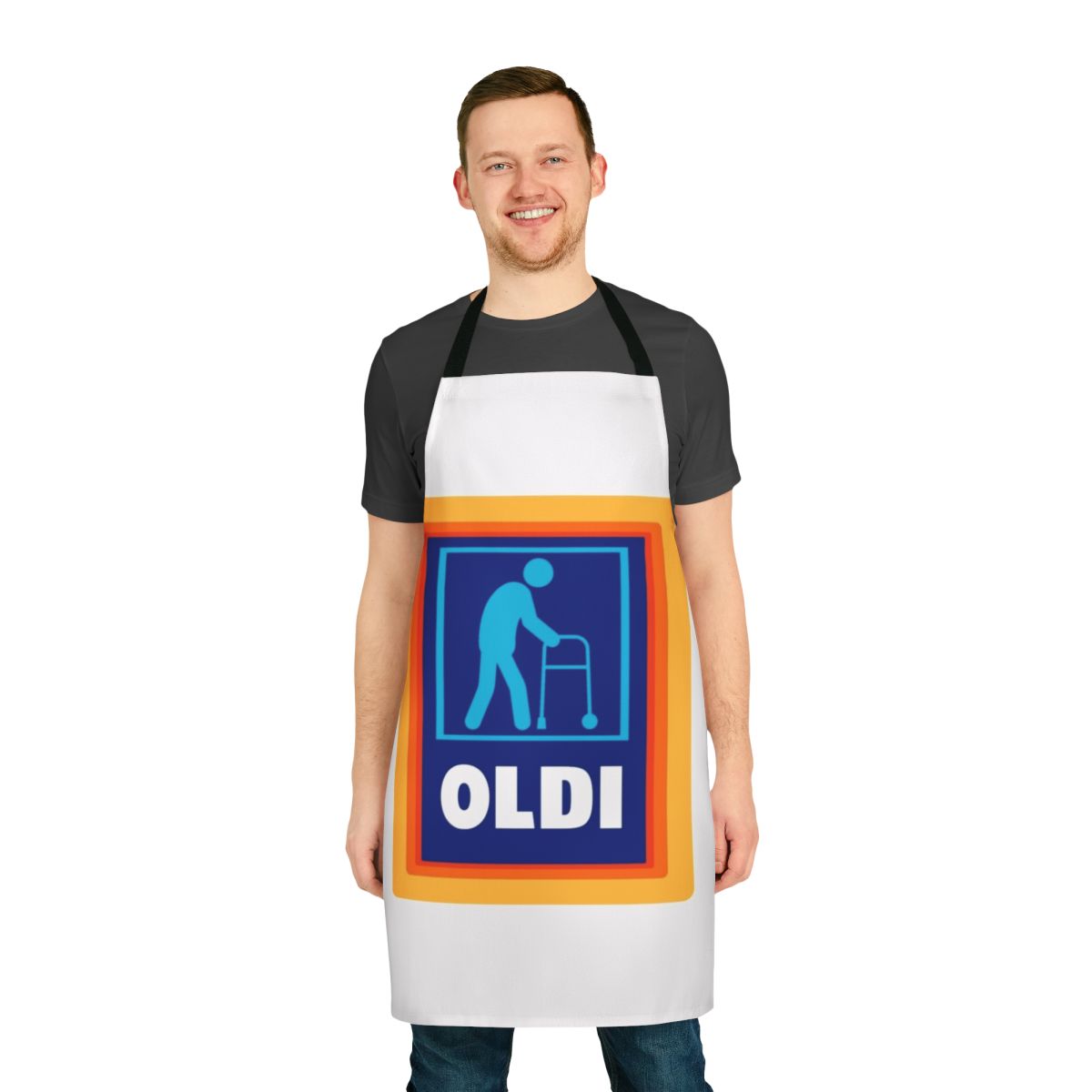 Vintage-inspired classic apron with a retro 1950s design