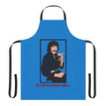 Vintage-inspired coffee lover's apron with a humorous, retro design