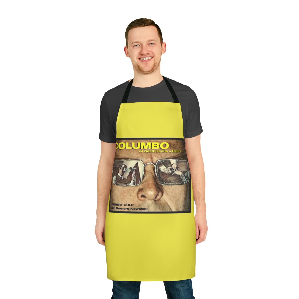 Vintage-Inspired Columbo Detective Apron for TV Fans