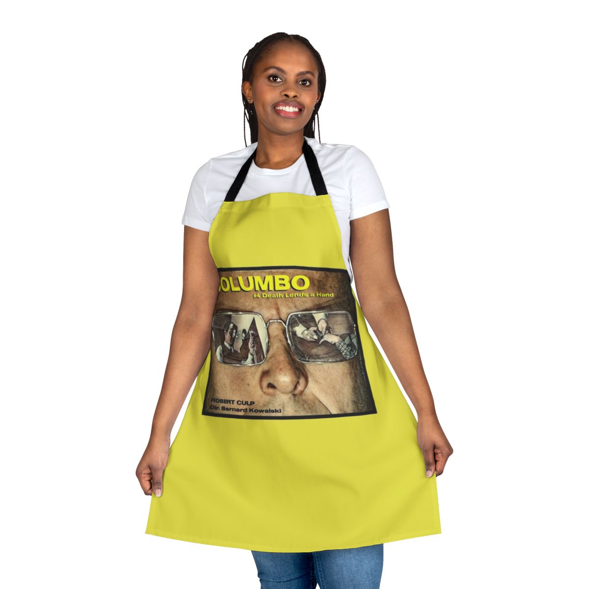 Vintage-Inspired Columbo Detective Apron for TV Fans